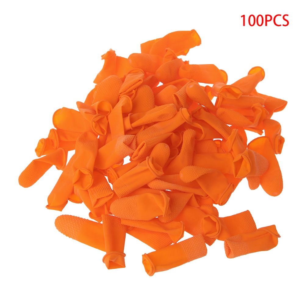 Nail Art Orange - 100 قطعة من أدوات تزيين الأظافر