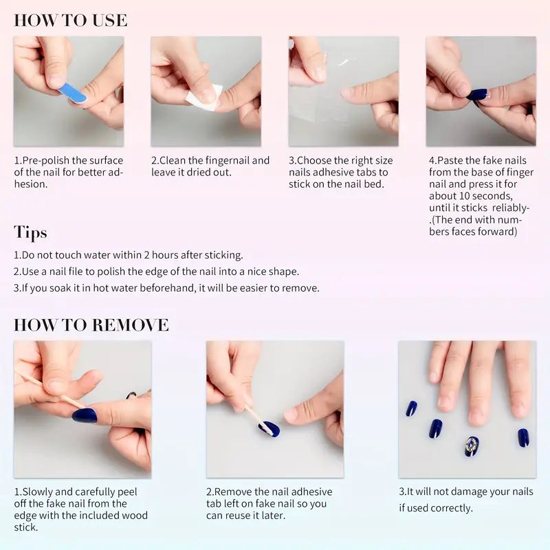 10 قطع من الأظافر الاصطناعية ا - مراجعة Nail Art Press On وسعره