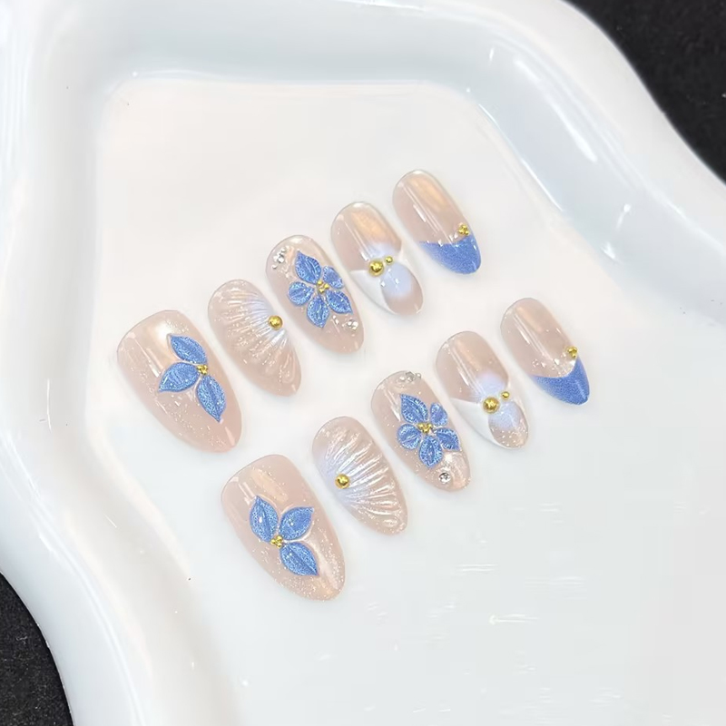 10 قطع من الأظافر الاصطناعية ا - مراجعة Nail Art Pink وسعره